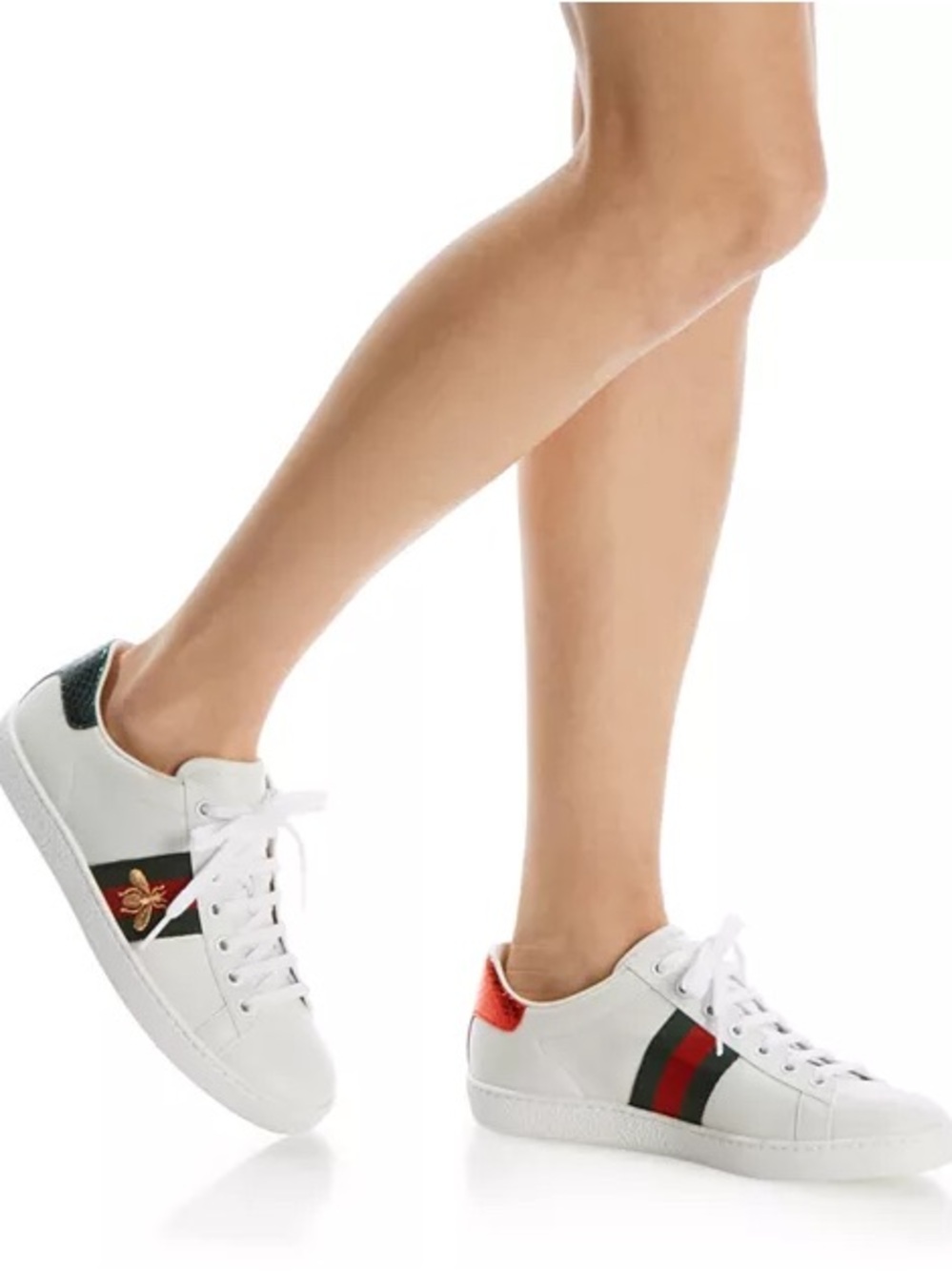Women's Gucci Ace Embroidered Sneakers Size 40